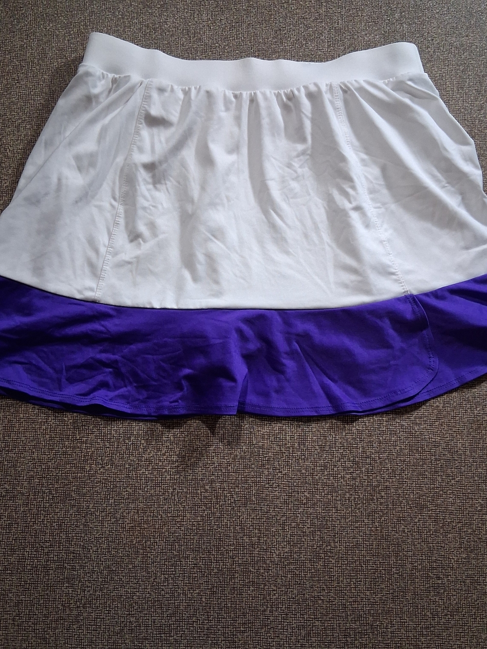 Tail White & Purple Flounce Golf Tennis Skort Skirt Size Medium
